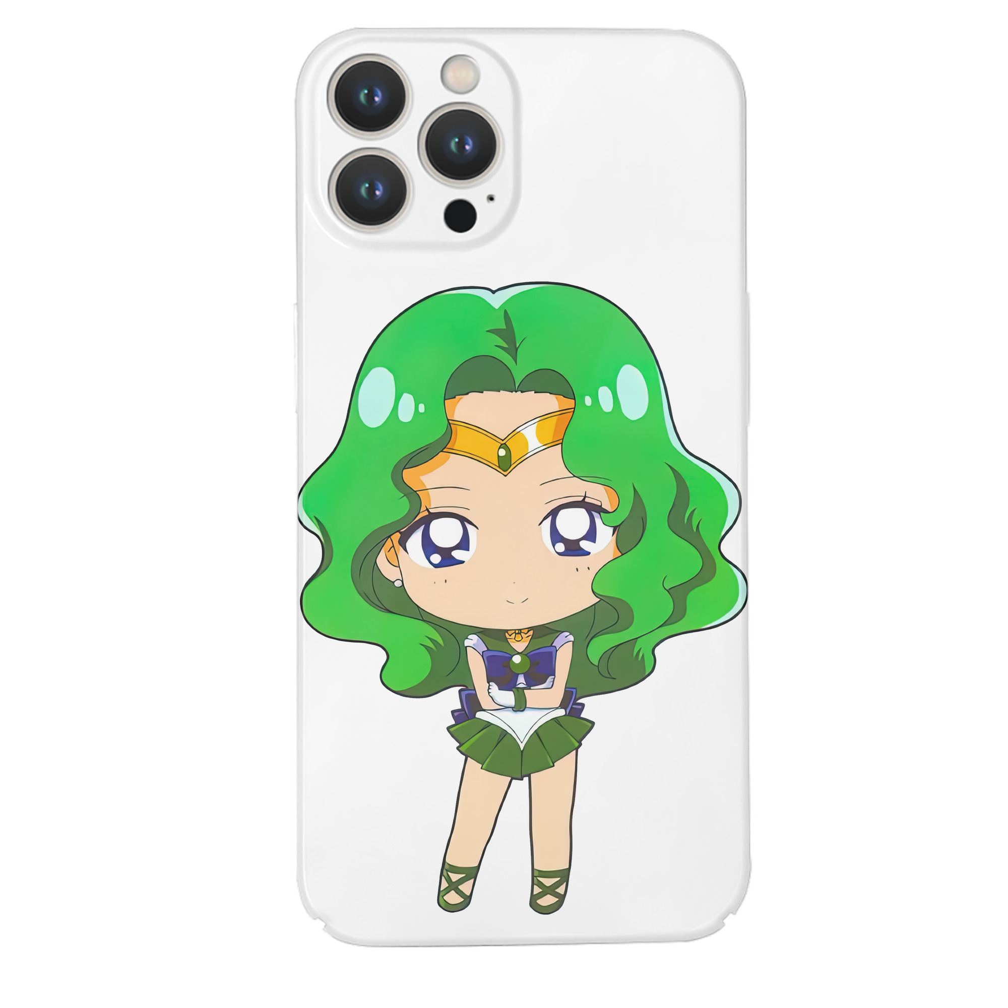 （画像用） 美少女戦士セーラームーン 海王 みちる（かいおう みちる） Sailor Moon Kaiou Michiru 【iPhone 14シリーズ対応】ハードケース